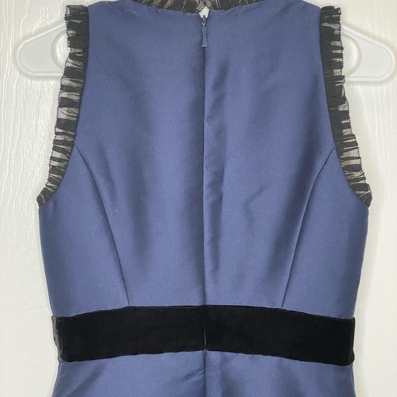 Kate Spade Velvet Bow Fit & Flare Dress Sz 4 - Picture 3 of 8